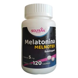 Melnotex Melatonina 5mg 120 Tabletas Sin Sabor                                                                                                        