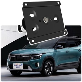 Anti-Theft License Plate Holder Compatible with Kia Carnival, K5,Seltos,Sorento 4th gen SC, Sorento Hybrid/Plug-In Hybrid 3rd gen UM,Sportage Hybrid/Plug-In Hybrid 5th gen NQ5,Telluride,Grille Bracket