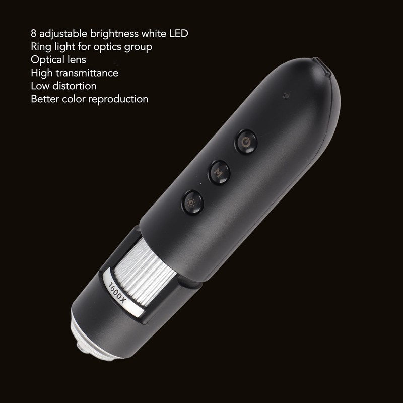 Digital Microscope Wireless WIFI 1600X Super HD Handheld Microscopes Electronic
