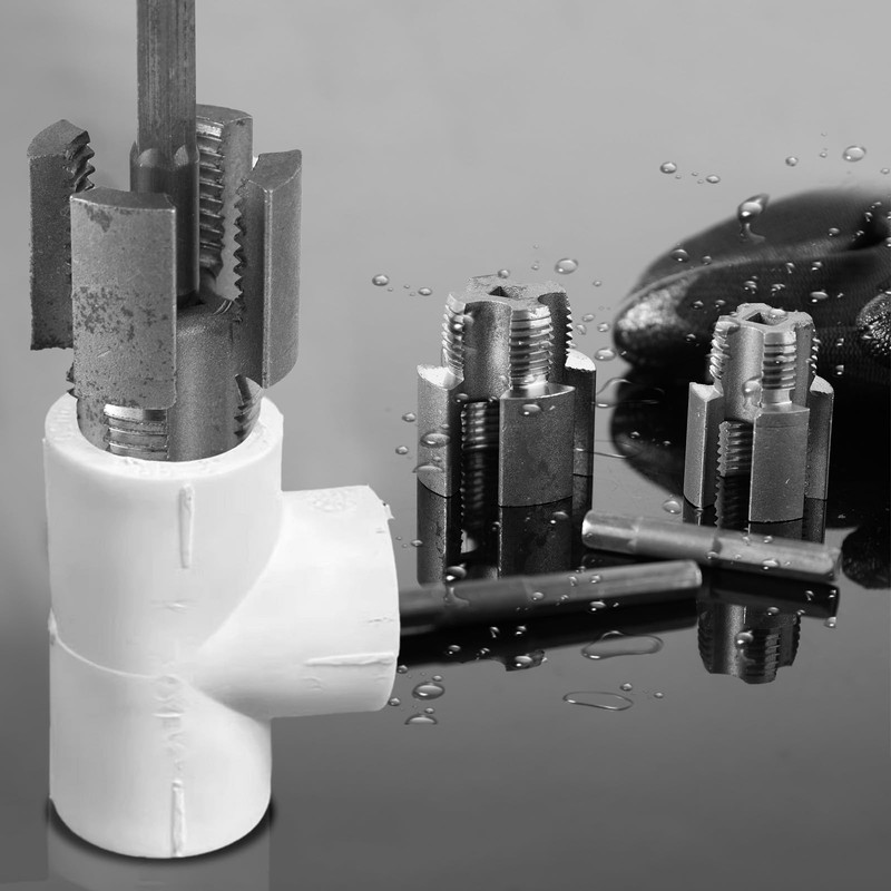 2pcs Pipe Thread Cutting Tools, Steel Premium 1/2'' and 3/4''