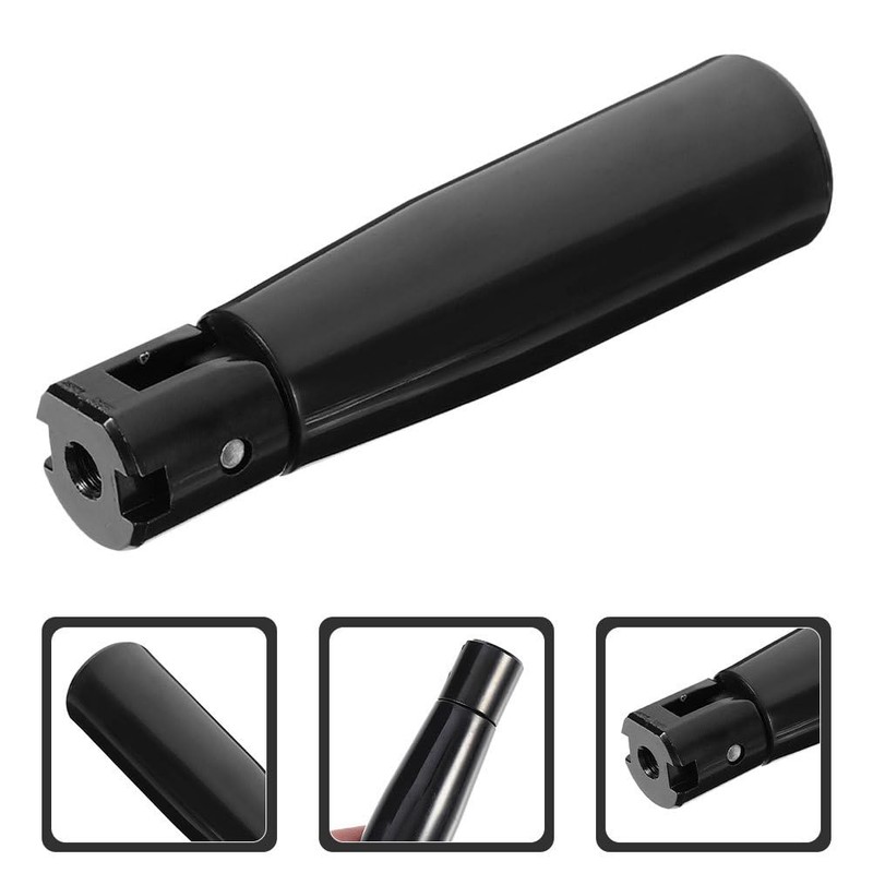 OUNONA Foldable Crank Handle 2.55 Inch Revolving Machine Grip with