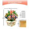 Magic Ants Flower Paper Pop-up Cards - Bouquet 3D Popup