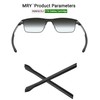 Mryok Replacement Earsocks for Oakley Cartridge OX5137 Eyeglass - Black