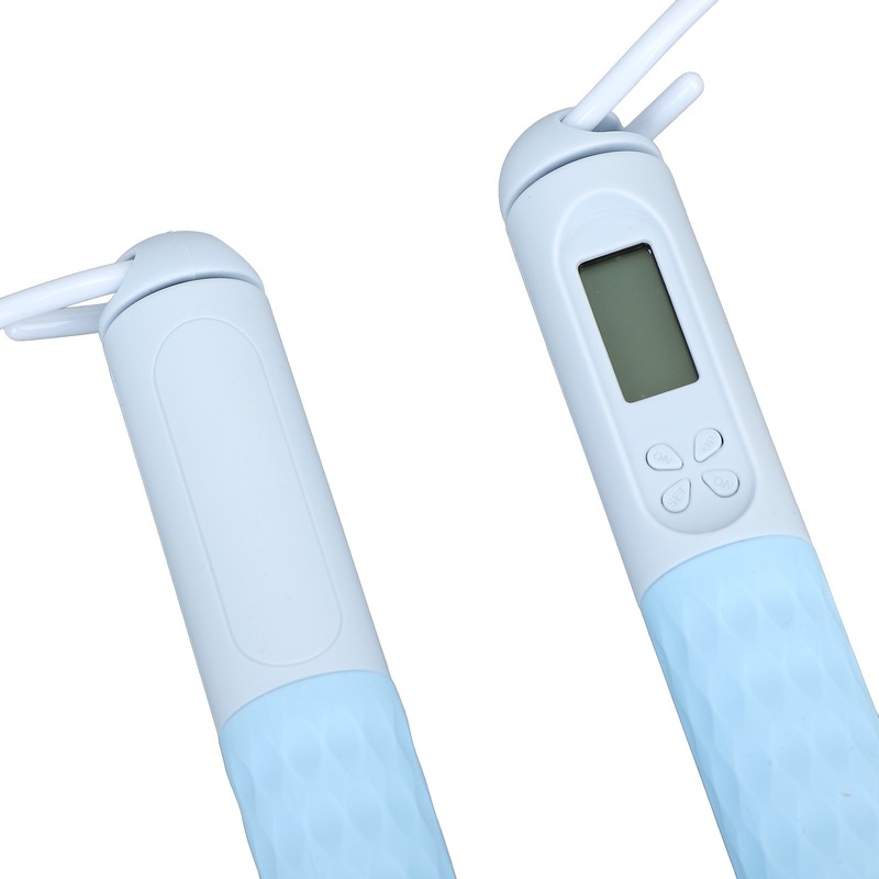 Cordless Jump Rope with Counter LCD Backlit Display Smart Weighted