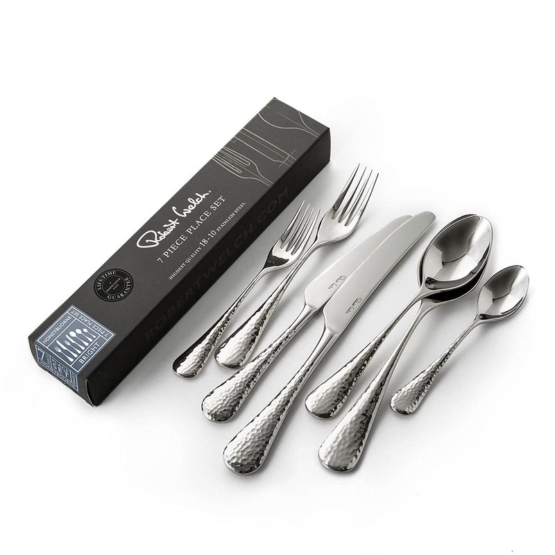 Robert Welch Honeybourne Bright, 7 Piece Cutlery Place Setting. Made