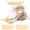 Heymybed Botanical Quilt Set King Size Summer Lightweight Coverlet, Yellow