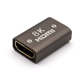 AWADUO HDMI 2.1 Coupler Female to Female Converter Adapter, 8K@60Hz 4K@120Hz Extension Connector Cable 48Gbps for HDTV/PC/Monitor/Projector(One Piece)