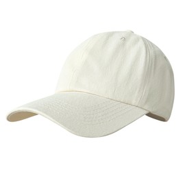 NPQQUAN Classic Low Profile Baseball Cap Golf Dad Hat Adjustable Size Hats Men Women Unconstructed Cap Pure Beige