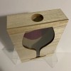 Modern Expressions Wooden Wine Cork Holder Shadow Box Frame Free