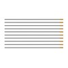 TEN-HIGH Wolframelektrode WL15 , 2.4 x 175mm Strahlungsfrei, gold 10