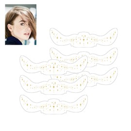 Glitter Freckles, Gold Glitter Freckles Face Tattoo Sticker, Cute Glow Up Face Makeup Speckles for Women and Girls