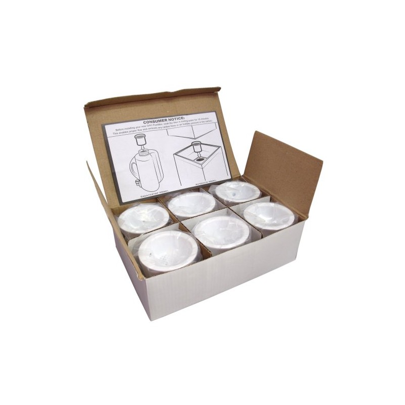 Neo-Pure NP-PFC101 Carbon Filter Cups | Replacement 6-Pack for Nautilus/Dol-fyn