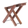 Adjustable Guitar Foot Rest with Walnut Wood, Folding Stool Design