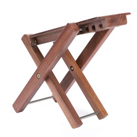 Adjustable Guitar Foot Rest with Walnut Wood, Folding Stool Design for Guitar Parts, Rest Accessory for Pleasant Playing
