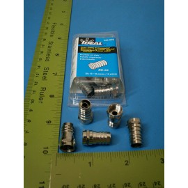 IDEAL 20 pcs RG-59 , Coax Cable F-Connector, IDEAL, 85-036, Crimp-on Style