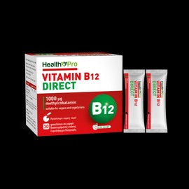 Health Pro Vitamin B12 Direct 1000μg Methylcobalamin 30 Sachets