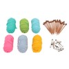 Mini Knitting Tools Set Single Pointed Knitting Needles and 6