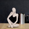 Thinker Figurines Statue, Resin Abstract Sculptures of Thinker Collectible Figurines
