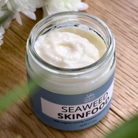 SEAWEED ORGANICS - Seaweed Skinfood face cream, Luxurious Hydration with Natural Seaweed Extract, Organic rosehip, Vitamin E, Nourishing Day Cream, All Skin Types, 60g, DIANA DRUMMOND