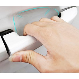Set of 2 Paint Protection Film for Car Door Handles | 2 Pieces Paint Protection Films for Car Door Recesses | Universal Grip Shells Film Set Against Scratches for Coupé | Car Door Handle Protection