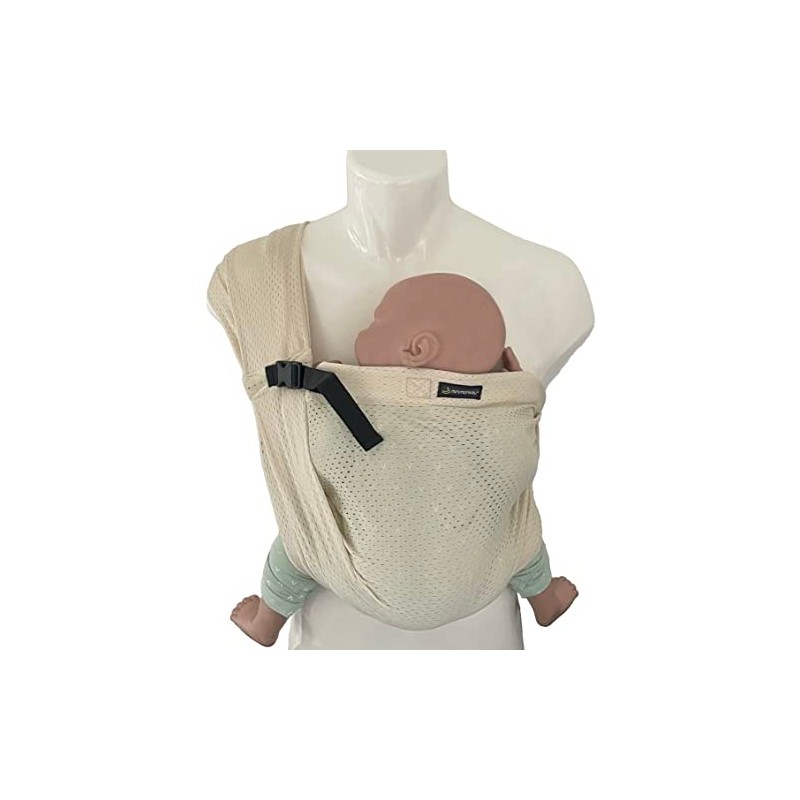 minimonkey MMSM005 Mini Monkey Sling, Mini Sling, Mesh, Beige, Newborn,