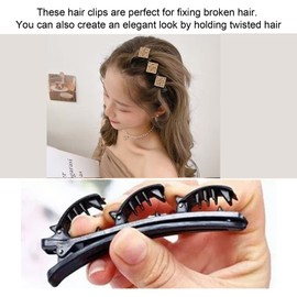 Braided Hair Clips for Woman, Hair Clips Hair Accessories for Women Hair Barrettes for Women and Girls Hair Barrettes Hair Accessories for Girls Christmas Gifts for kids Woman Girls