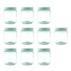 Envase Bote Tarro Contenedor pet plástico 250ml con tapa plana