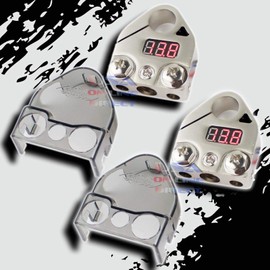 2 PCS Digital Battery Terminal Car Audio Amplifier Install Battery Power Post Marine