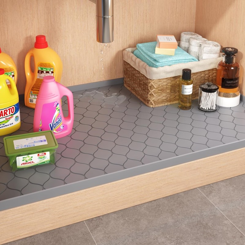 Winisok Under Sink Mat 22" x 19" Waterproof Liner for
