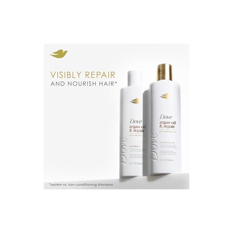 Dove Shampoo Argan Oil & Damage Repair 1 For Damaged