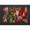 Briarwood Lane The Magic of Christmas Doormat Santa Claus Tree