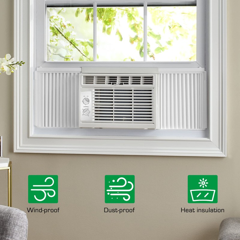 Forestchill Window Air Conditioner Side Panel with frame, Room AC