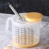 PRATYAHARA Plastic Ounce Measuring Cups and Mixing Pitcher for Baking