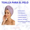 EURI Set für Spa und Bad, Lockenwickler, 3 Größen, Trockenturban