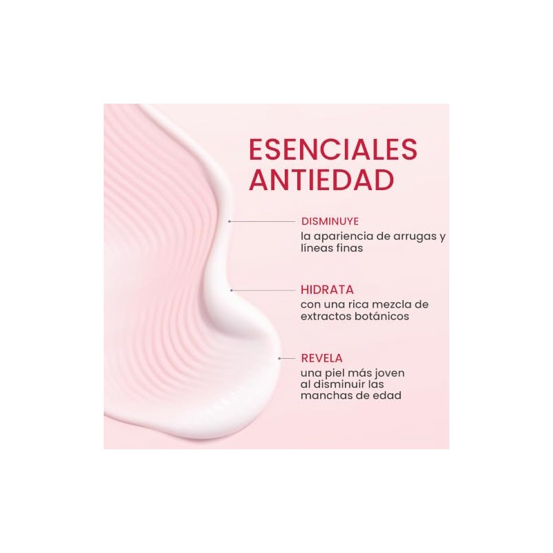 Crema anti-arrugas con Aloe vera y extracto de Uva, 1.69Oz/50ml
