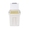Flour Storage Container 25 lb (‎25 Liters) with Wheels Seal