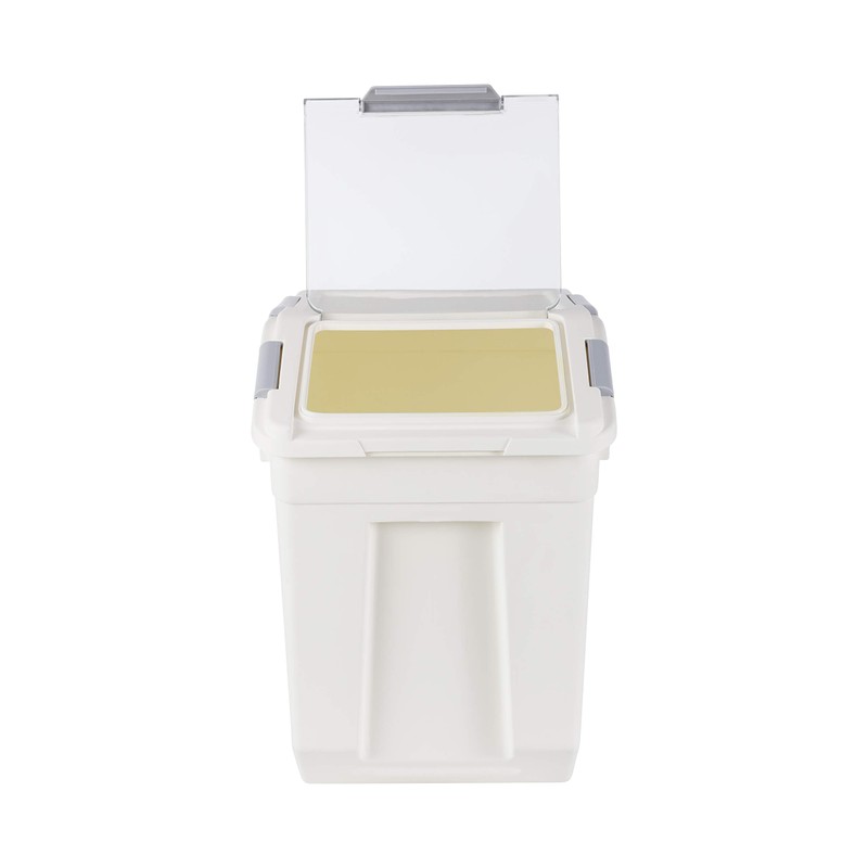 Flour Storage Container 25 lb (‎25 Liters) with Wheels Seal