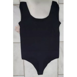 Popilush Bodysuit for Women Sleeveless Slimming Tank Top Thong Black 5XL