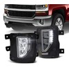 Tecoom LED Fog Lights with Daytime Running Lamps Assembly Kit