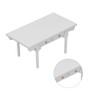 1: 12 Dollhouse Desk Wooden Modern Miniature Table Mini Writing