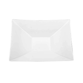 Plastic Serving Bowl - 64 oz | Pearl Rectangles | Pack of 1