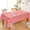 DWCN Checkered Rectangle Tablecloth - Waterproof,Spillproof Anti-Shrink Soft and Wipable