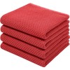 smiry Cotton Kitchen Dish Towels, 13" x 28", 4 Pack