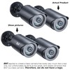 BNT Dummy Fake Security Camera, with One Red LED Light