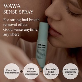 ROROBELL Wawa Sense Spray Oral Care Mouth Freshener Fights Bad breath ((1/3 Fl Oz (Pack of 3)))