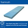FoamRush 1" x 24" x 93" Gel Memory Foam Only