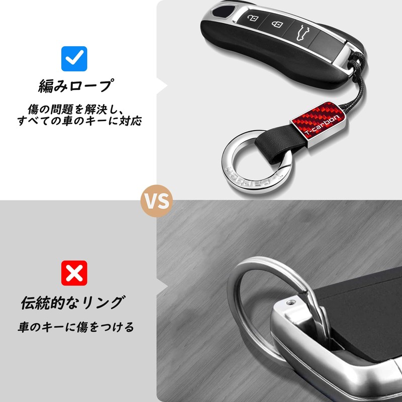 T-carbon Keychain, Car, Real Carbon, Stylish Key Chain, Key Chain,