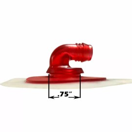 FixMyKite Self Stick CORE Kites Mega Patch One Pump Kite Repair Valve - Red