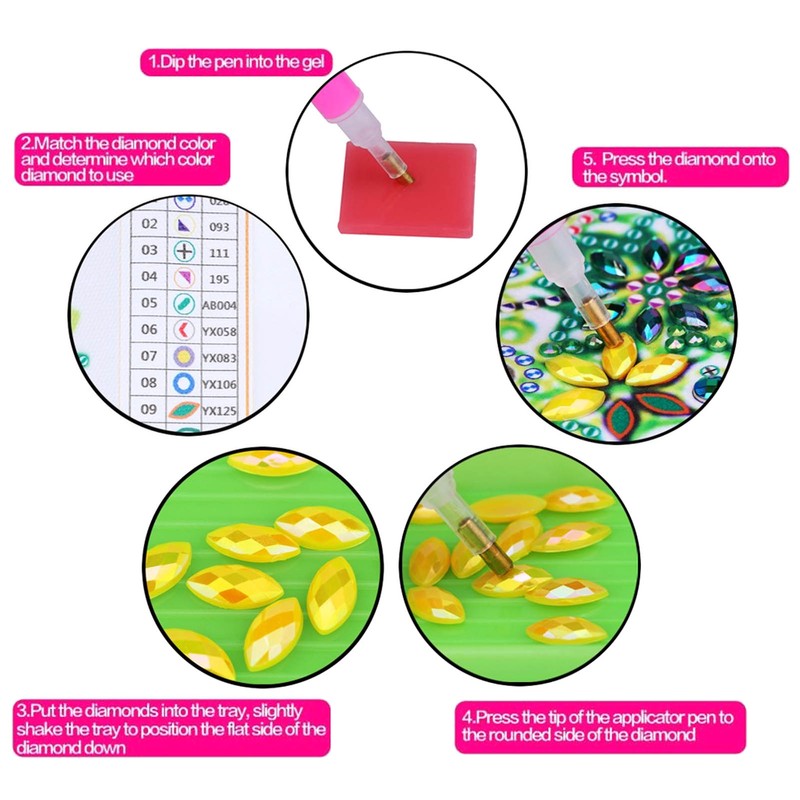 Diamond Painting Kits Home Crystal Rhinestones Decoration DIY Foldable Storage