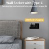 JIMEIDA Socket Black with USB C 20 W Double Fast